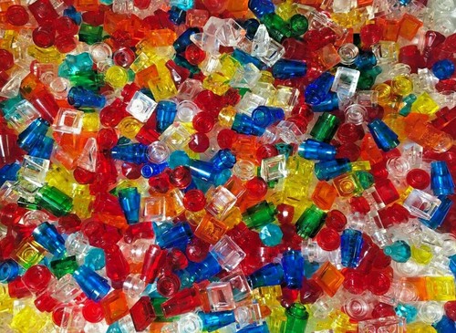 200 lego transparente steine - lego,