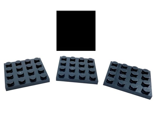 Lego platte 4x4 - platte, schwarz