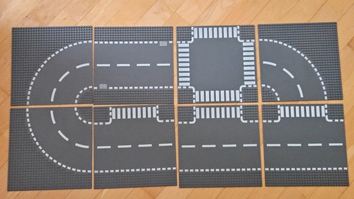Lego city straßenplatten - x,