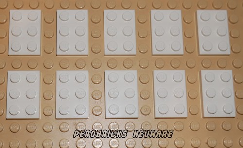 Lego basic platten 2x3 - platten,
