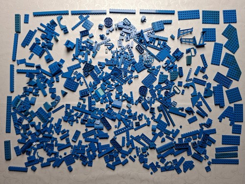 Lego 770g blaue bausteine - 770g,