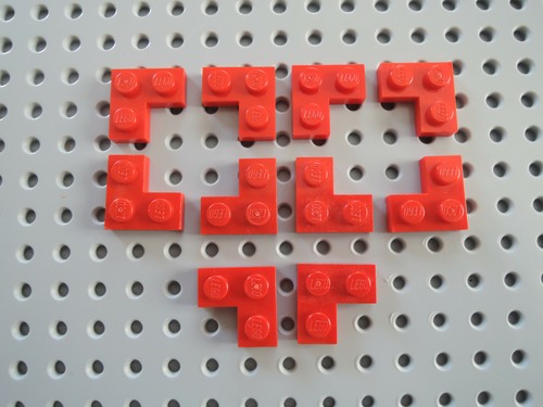Lego platte eckplatte - 10, x