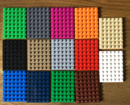 Lego platte basic 6x8 3036 - lego,