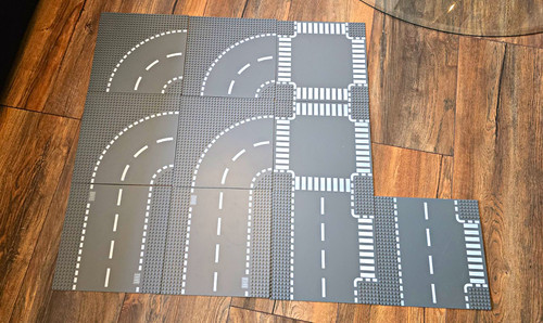 10x lego straßenplatten - straßenplatten, set