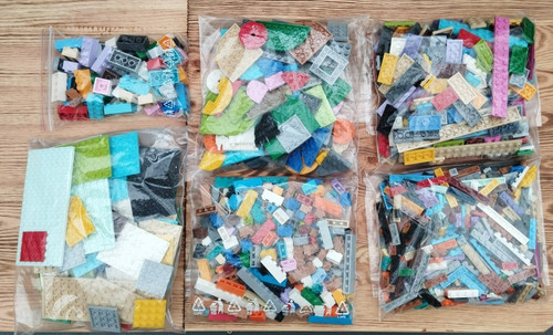 Lego mix 35kg platten - 1,35kg,