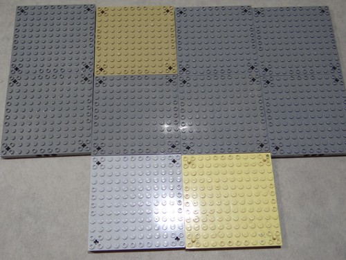 Lego 10x platten 12x12 massiv - 12x12,