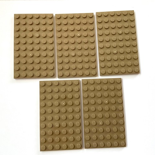 Lego platten 6x10 dunkel - 5,