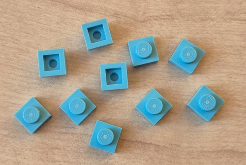 Lego platten 1x1 flach in - 10,