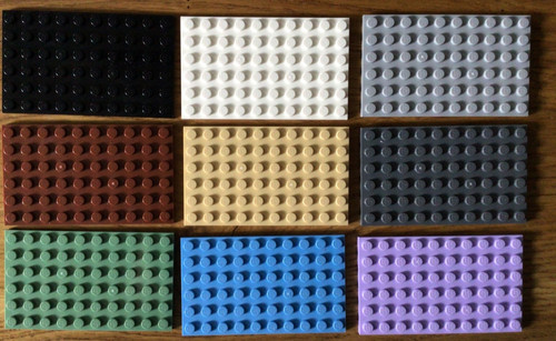 Lego platte basic 6x10 3033 - -,